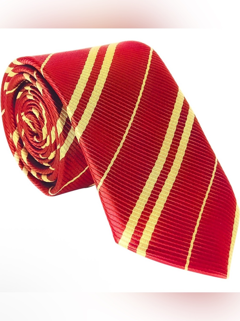 LED Light-Up Cosplay Tie – Red Striped - Picture 3 of 5